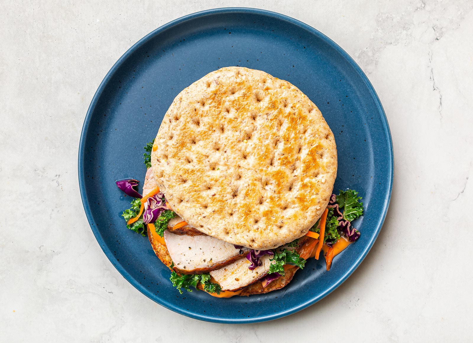 Pork Loin + Quick Slaw Sandwich