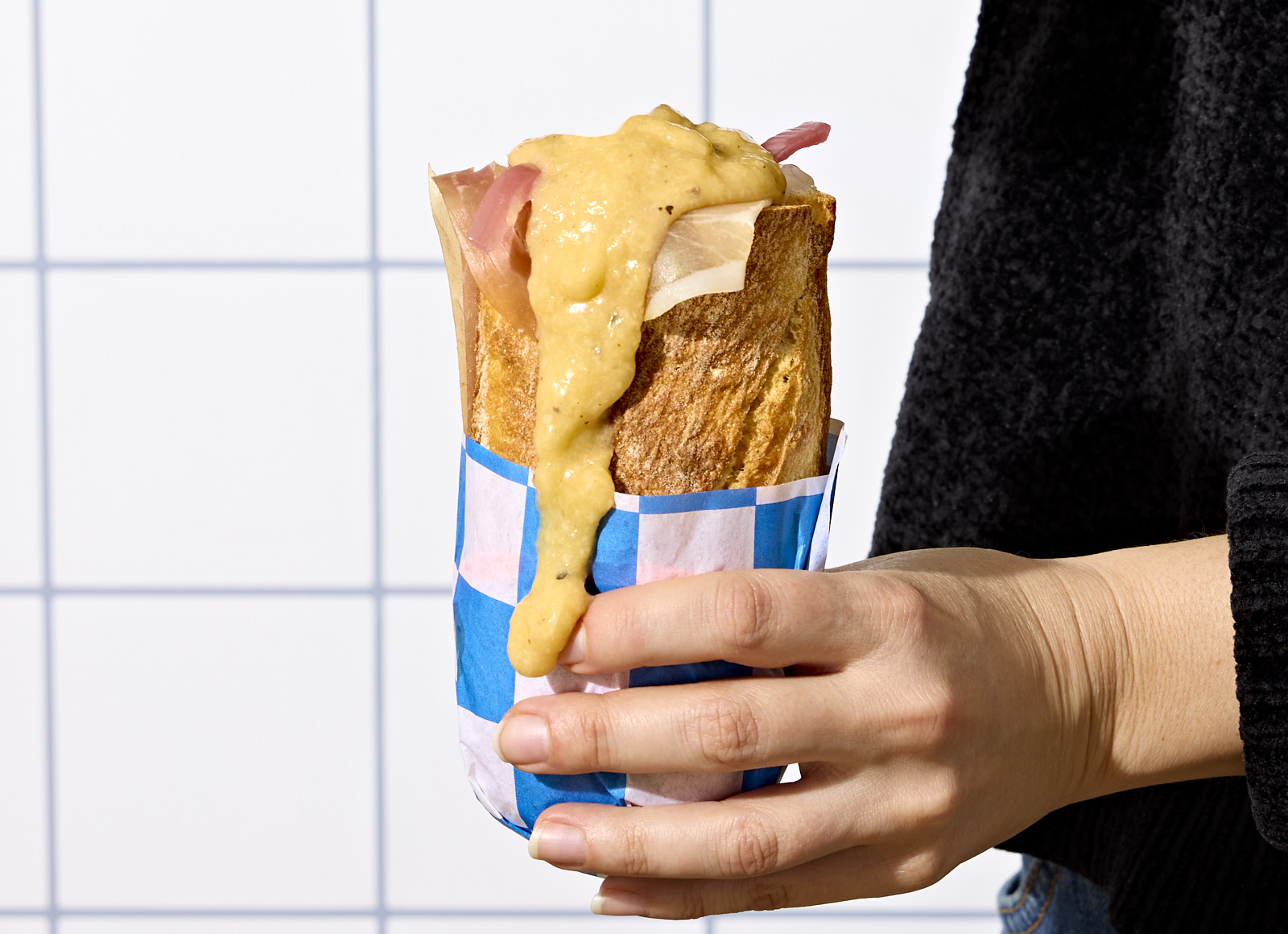 Fondue Baguette Sandwich