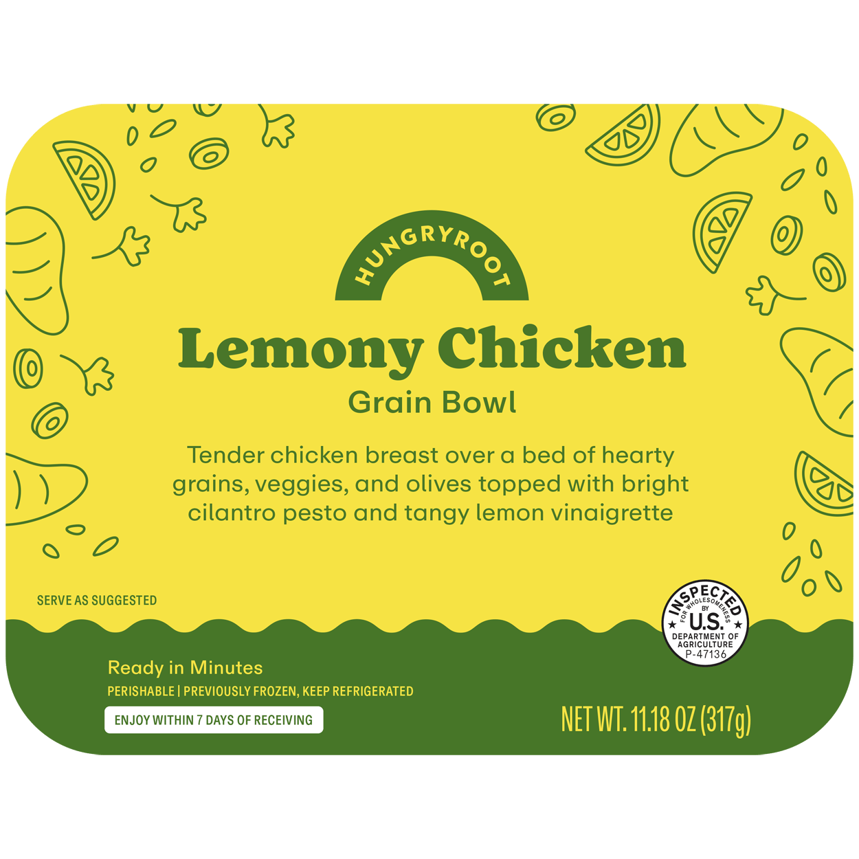 Lemony Chicken Grain Bowl 2 of 2