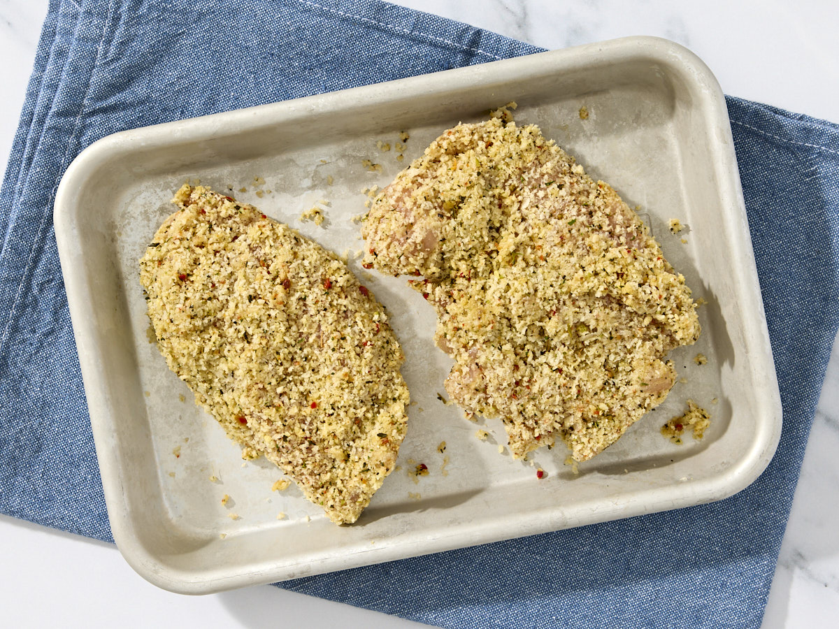 Garlic Parmesan Breaded Chicken Breast 1 of 2