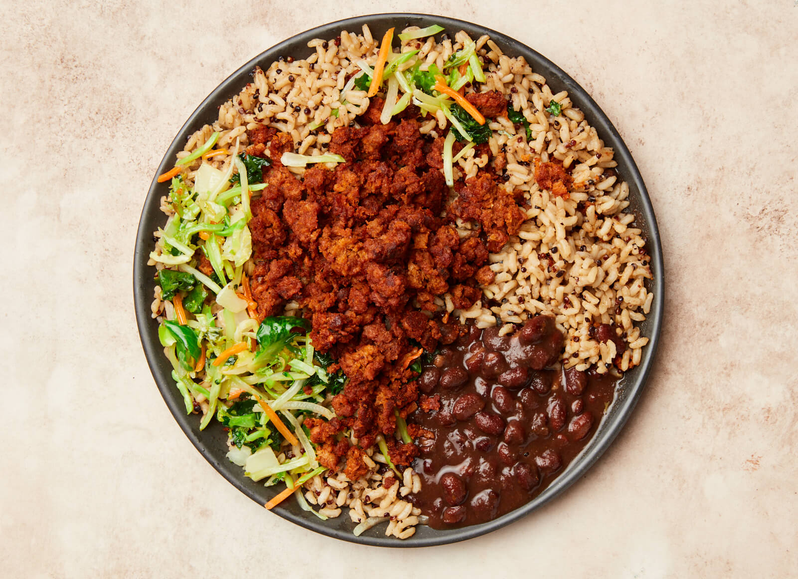 Vegan Chorizo + Black Bean Plate