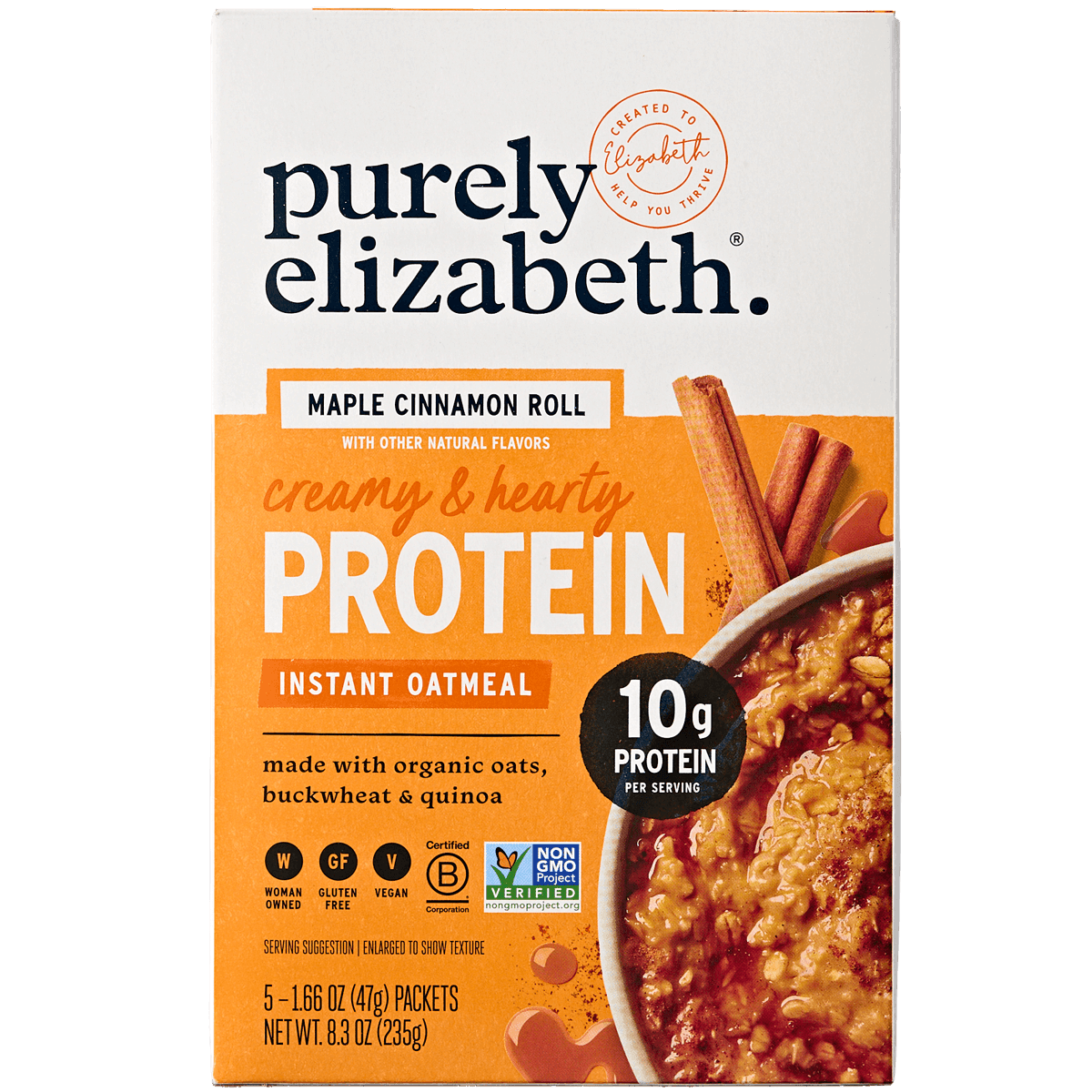 Maple Cinnamon Roll Protein Instant Oatmeal 2 of 2