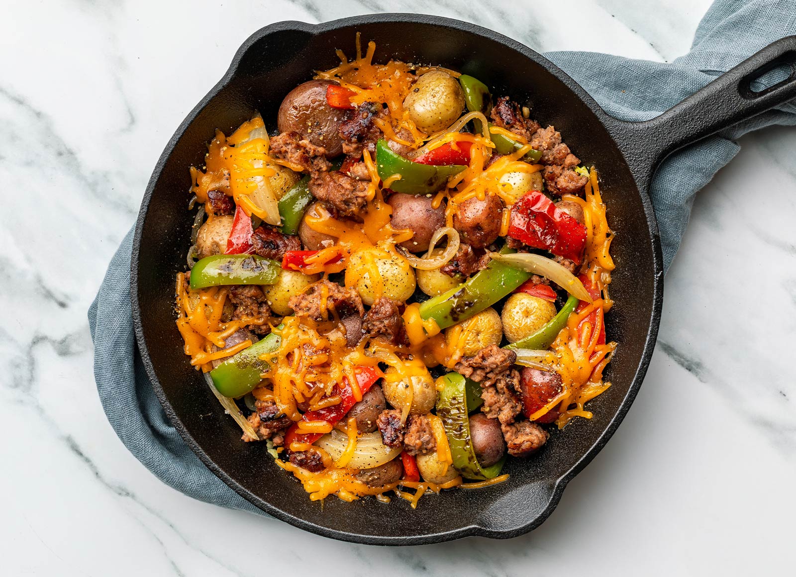 Beyond Cheesy Potato Skillet