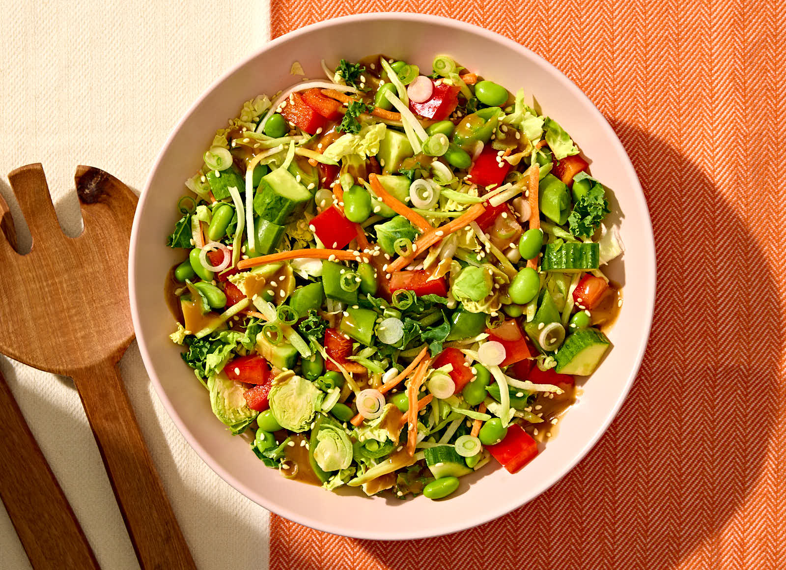 Thai Peanut Protein Crunch Slaw