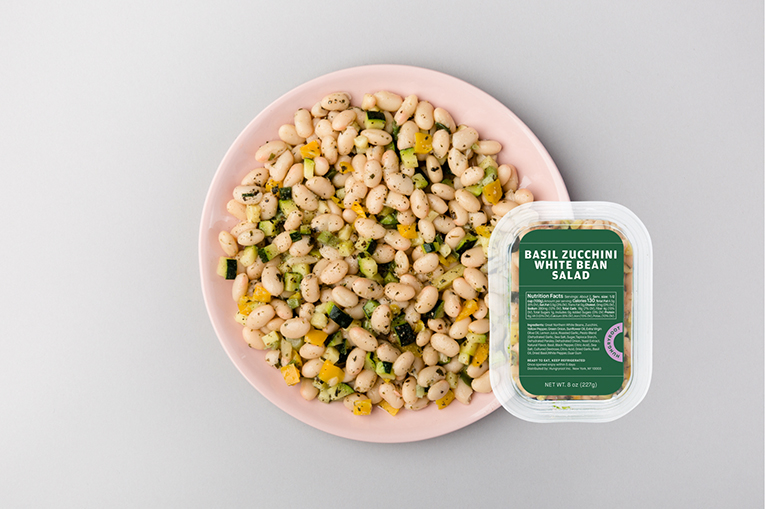 Basil Zucchini White Bean Salad Hungryroot