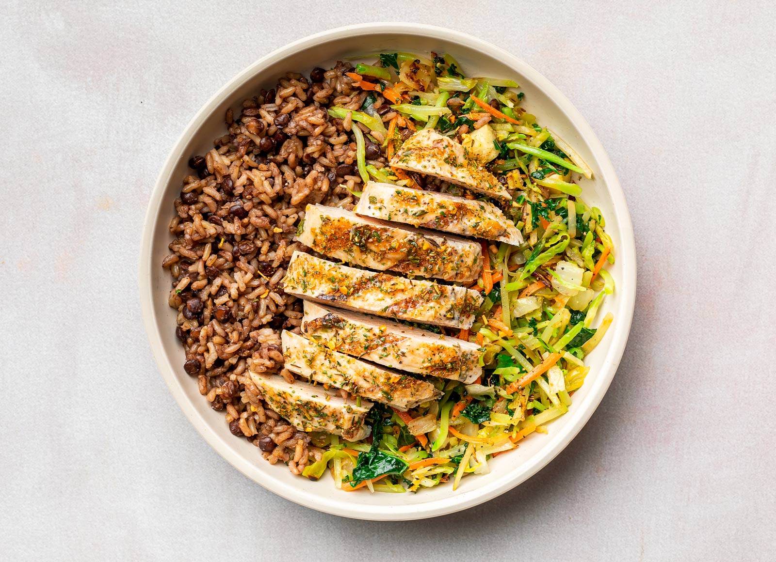 Super Garlicky Grilled Chicken Protein Bowl Hungryroot