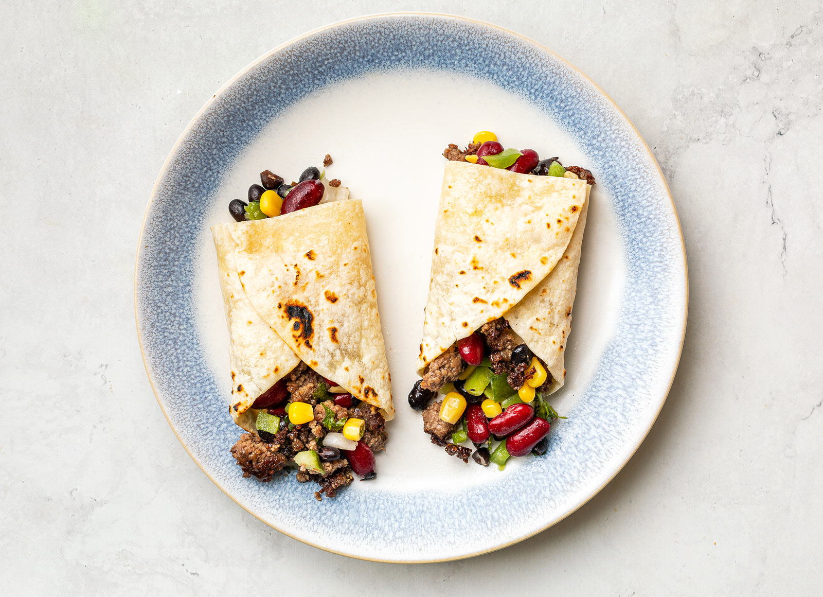 Bison, Corn + Black Bean Burrito
