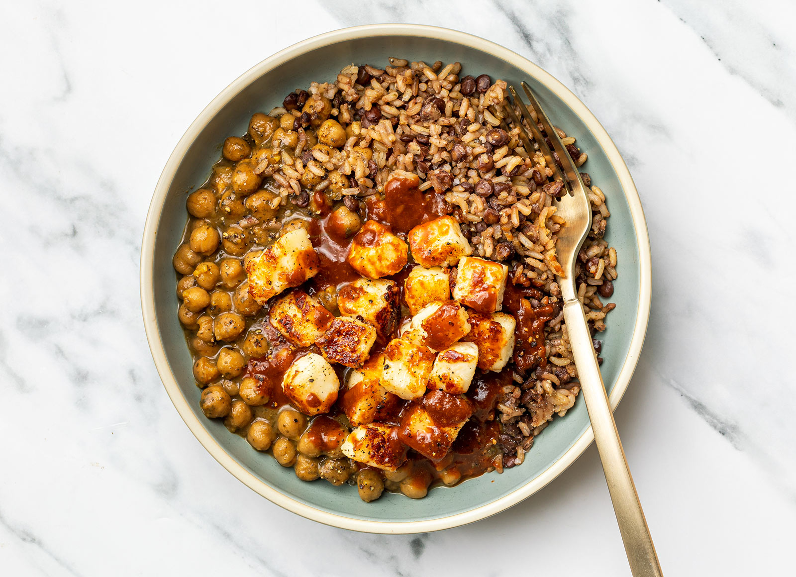 Tandoori Paneer + Chickpea Grain Bowl