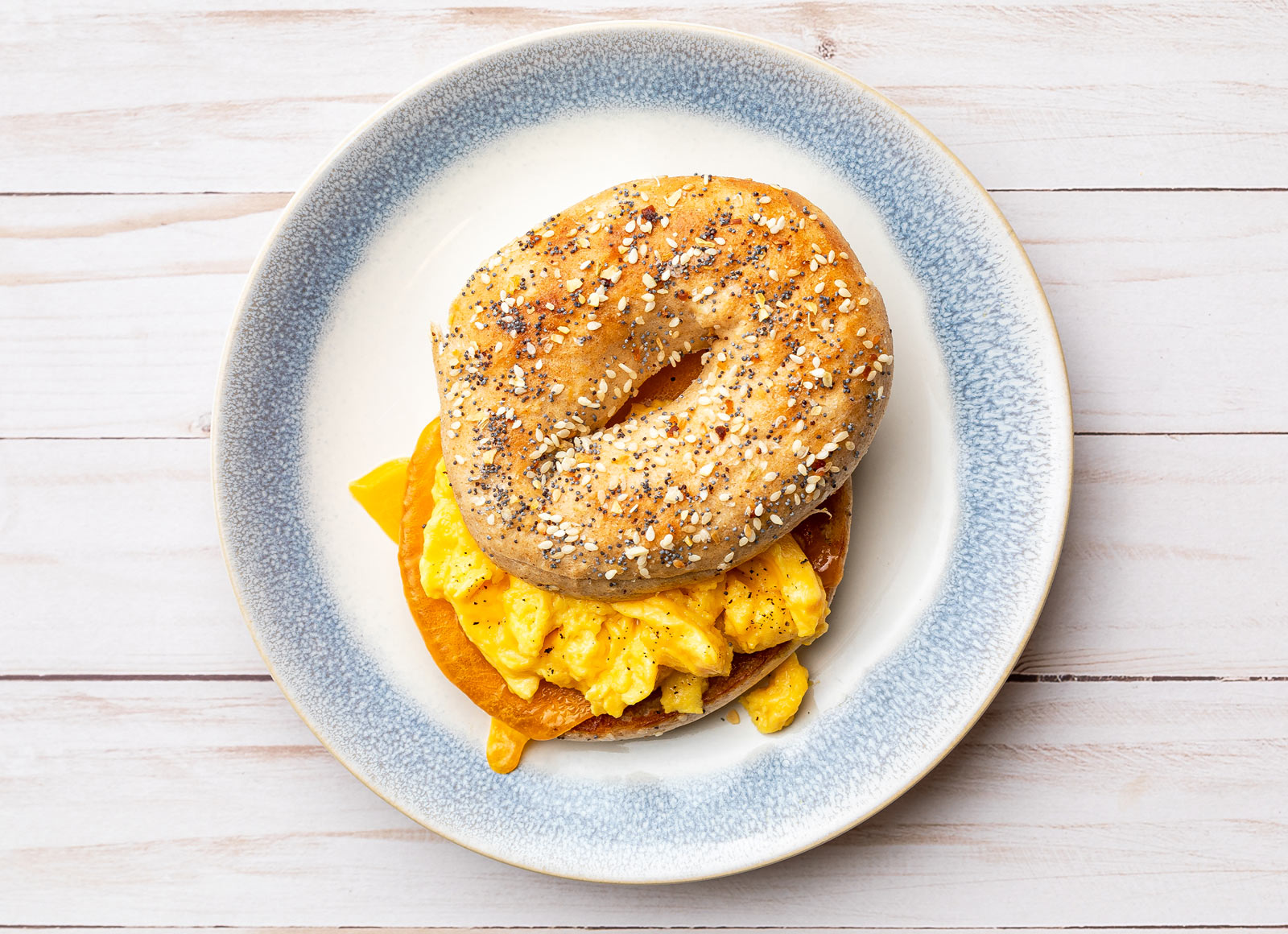 Egg + Cheese Everything Bagel | Hungryroot