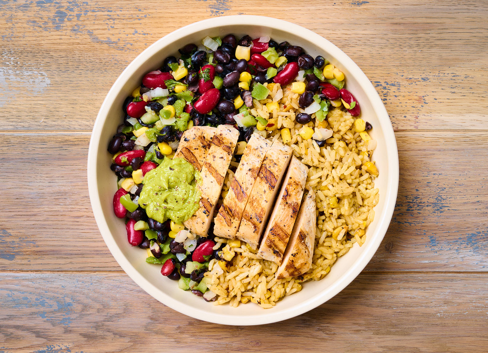 Chicken + Mexican Street Corn Rice Bowl