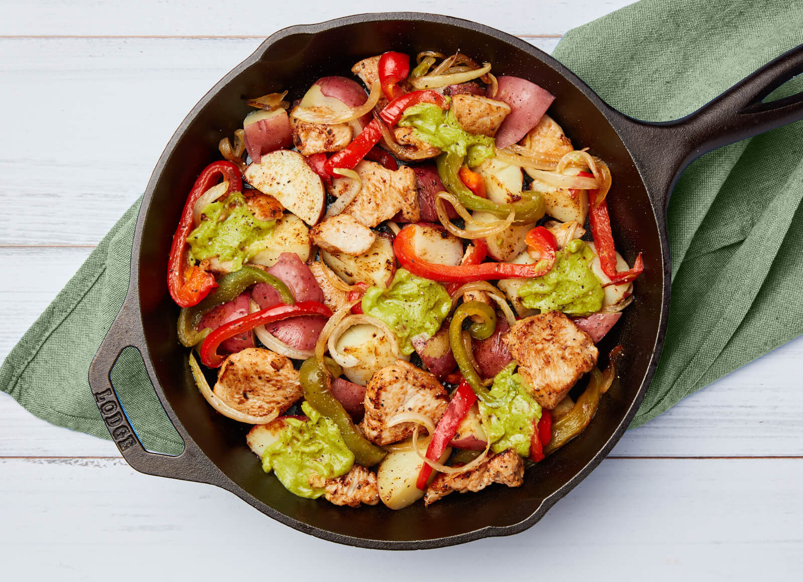 Garlicky Turkey Tenderloin Potato Hash