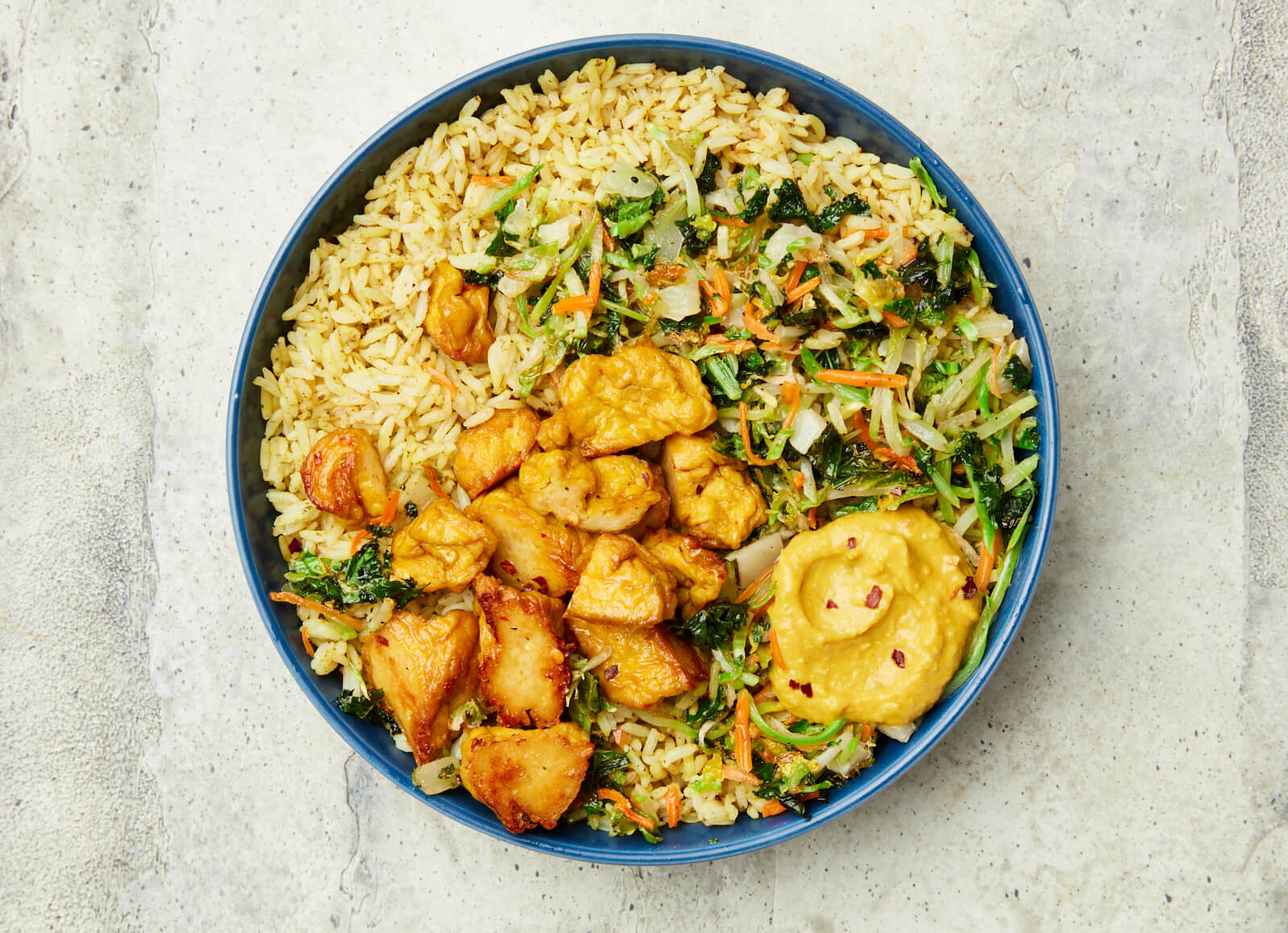 Curry Lemongrass Tofu + Superblend Bowl