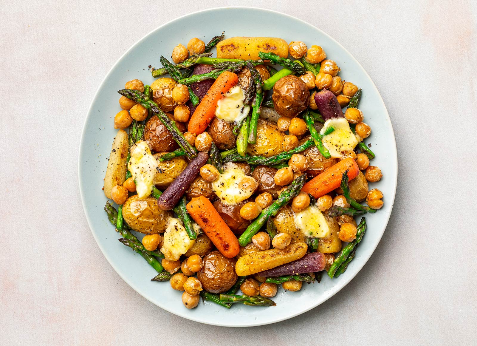 Herby Butter Sheet Pan Veggies Hungryroot