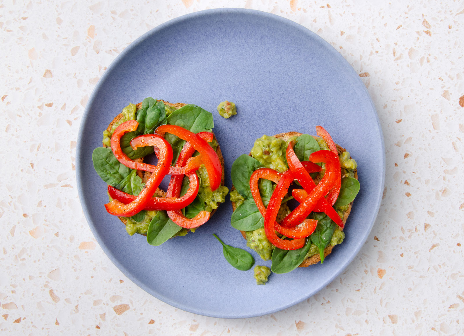 Everything Bagel Guacamole Toast
