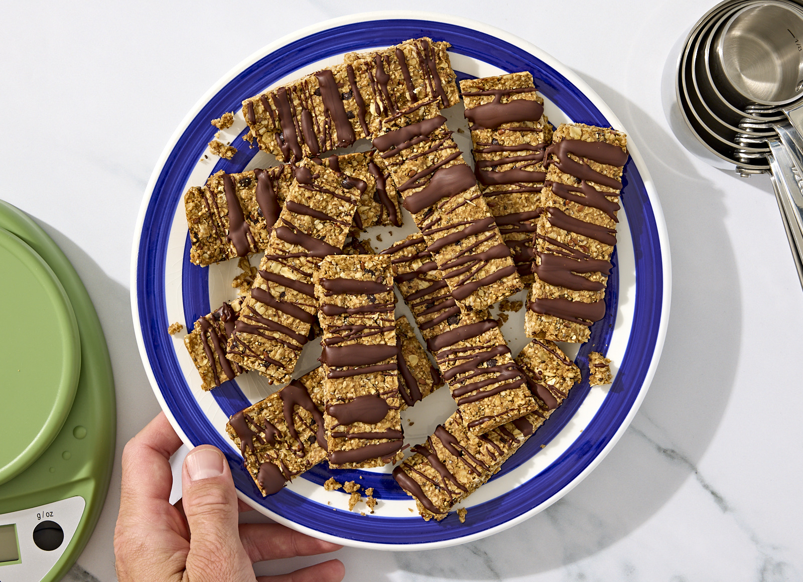 Chocolate Almond Granola Bar Snacks