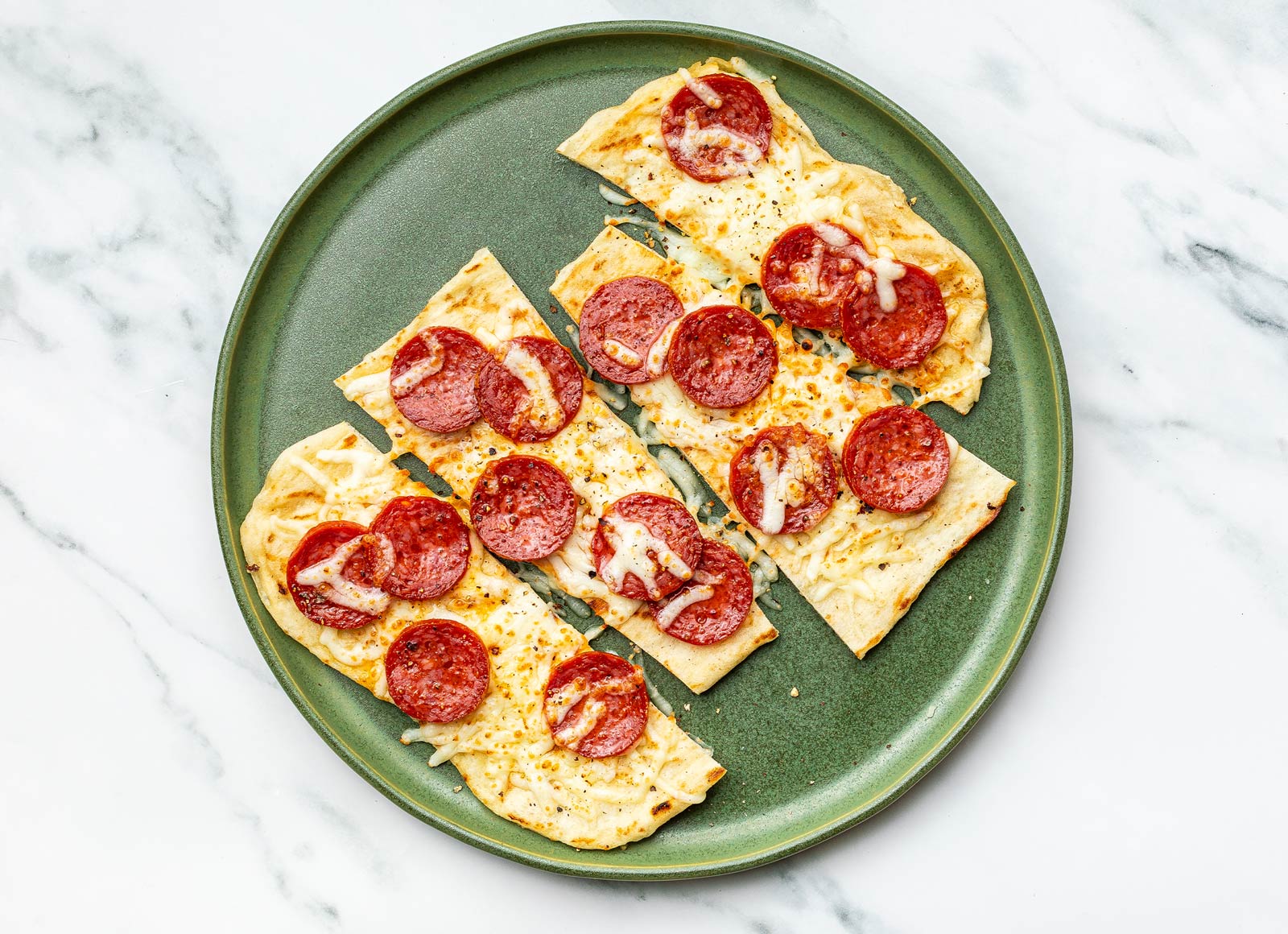 Pepperoni White Pizza