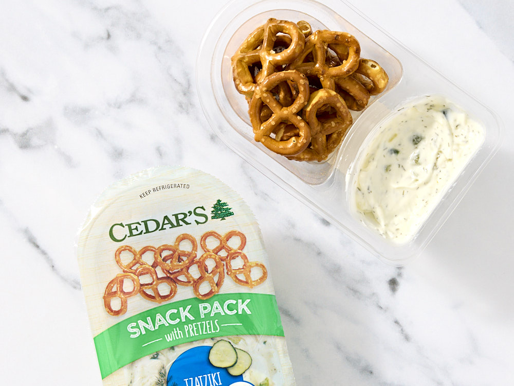 Tzatziki and Pretzel Snack Pack 1 of 2