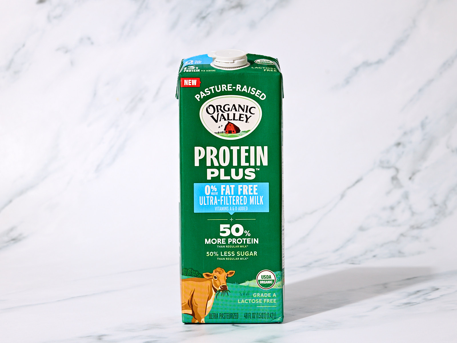 Protein Plus Organic Lactose Free Skim Milk 1 of 2