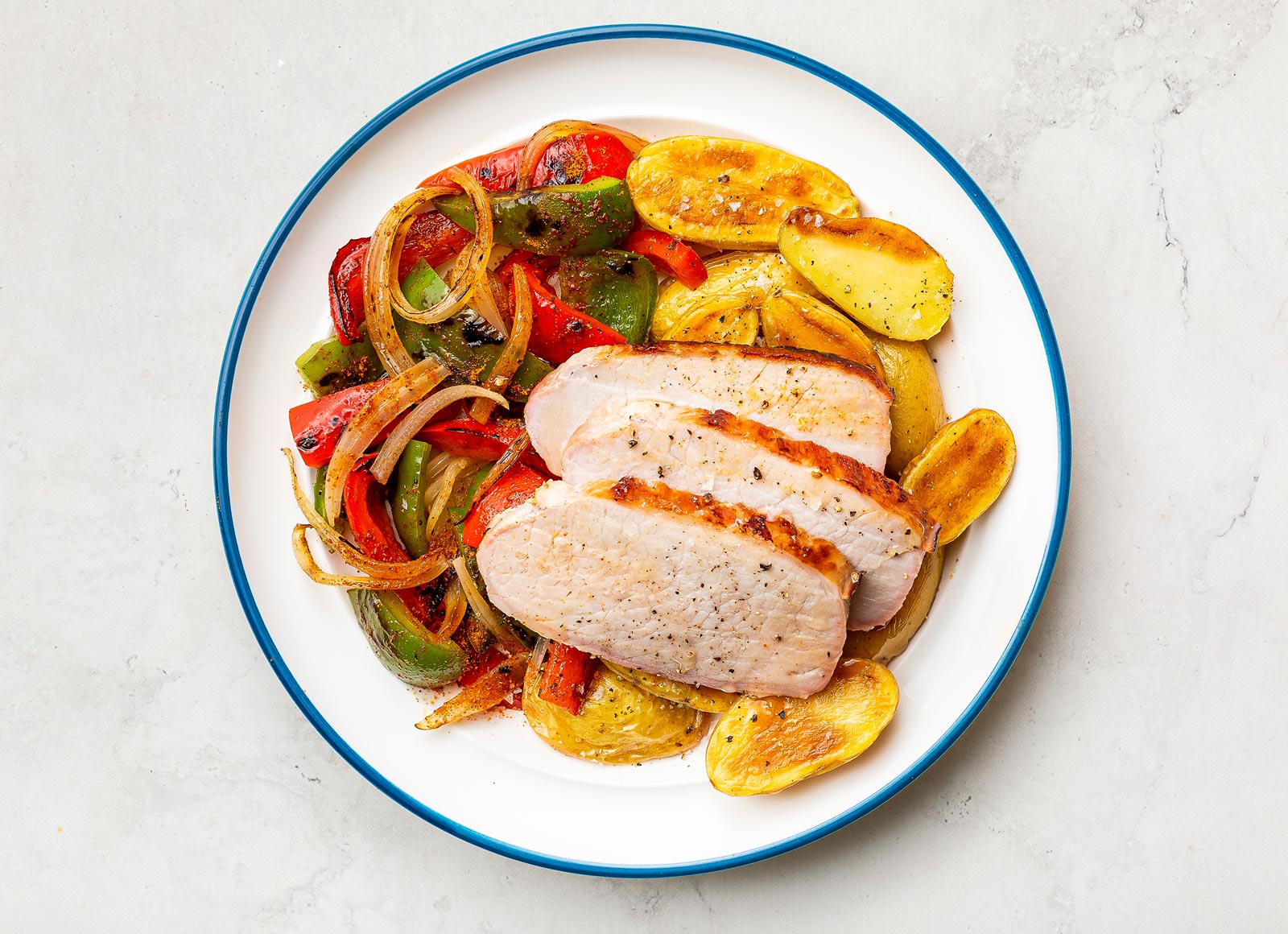 Pork Loin with  Veggies