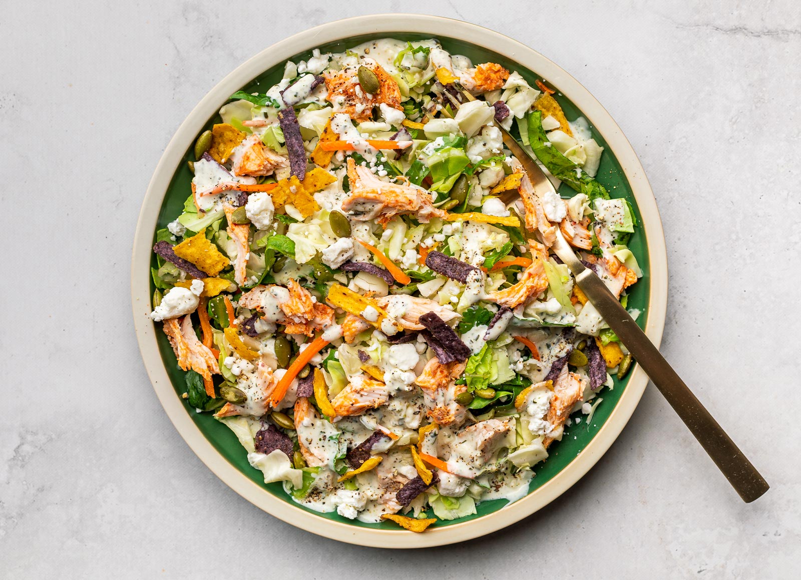 Creamy Chile Limon Southwest Chicken Salad