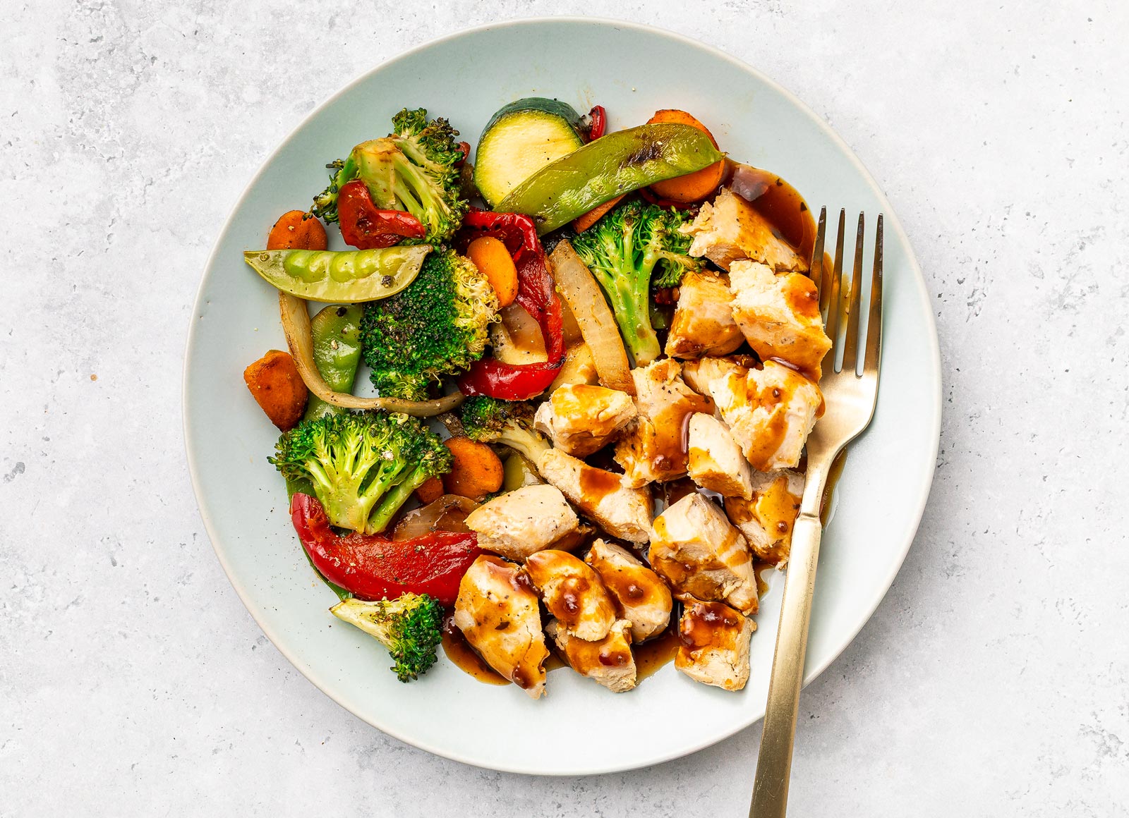 Korean Chicken with Veggies
