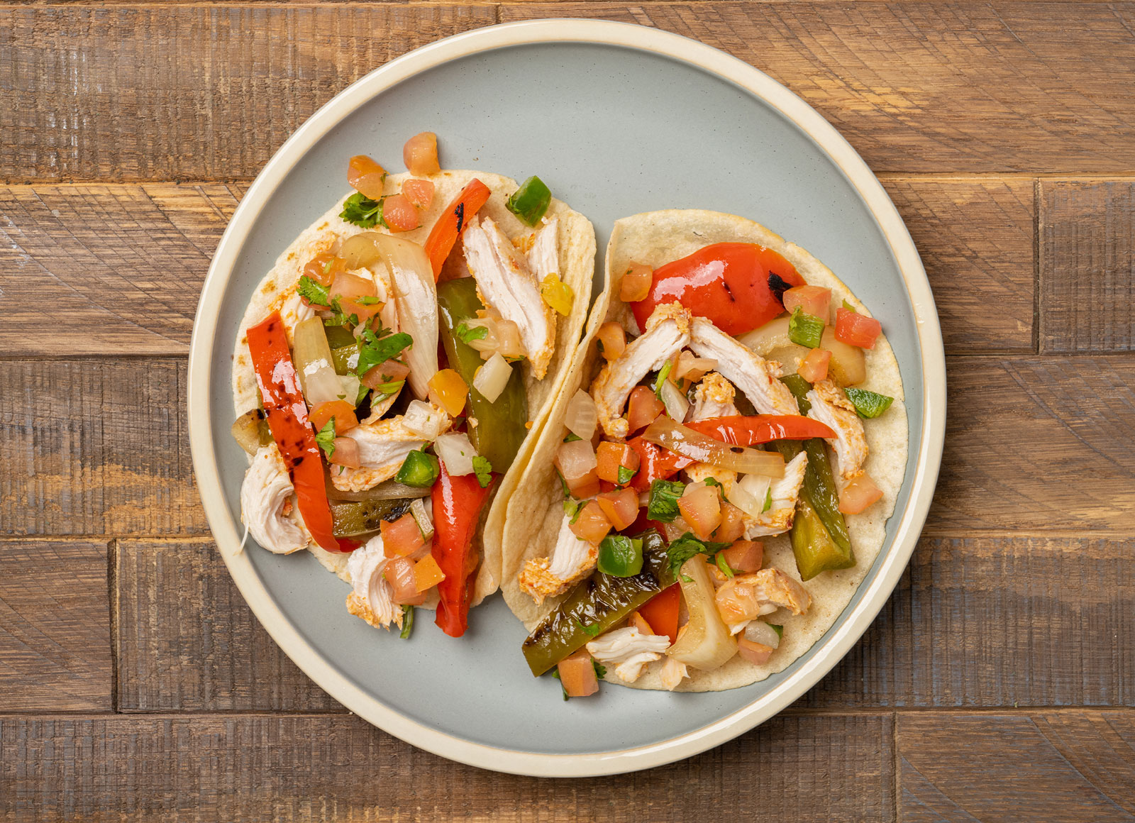 Chicken Fajitas with Fresh Tomato Salsa