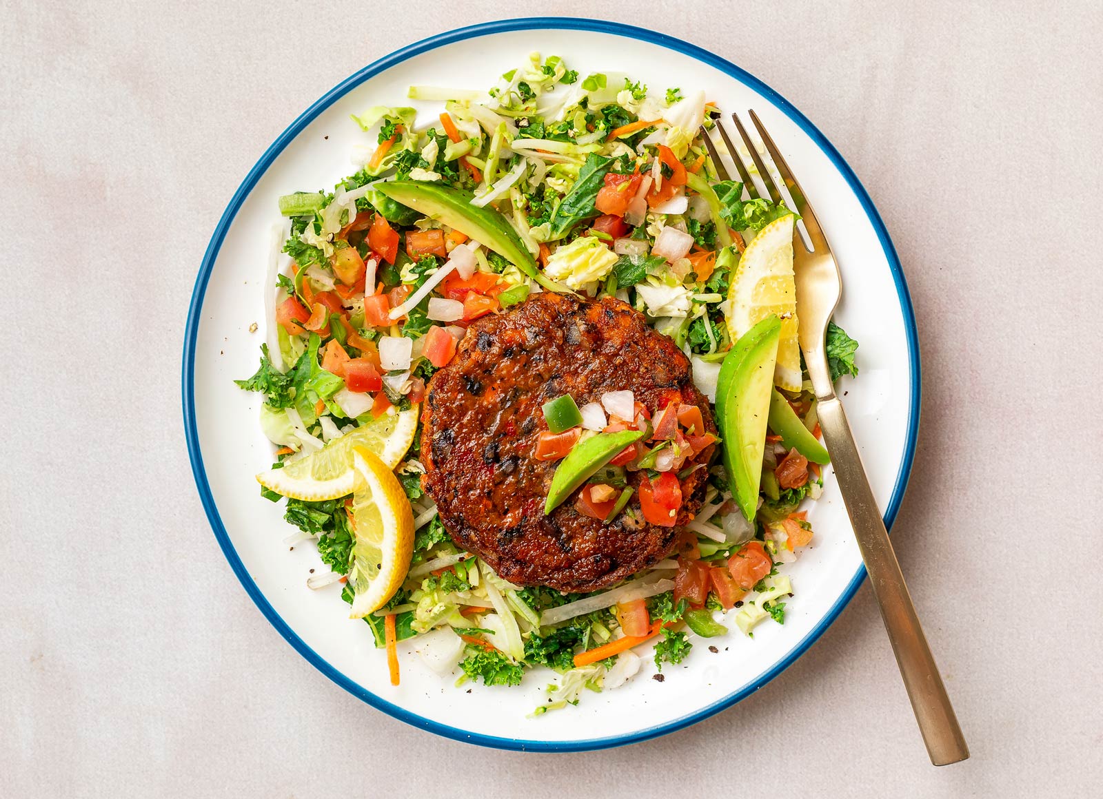 Super Black Bean + Avocado Salad