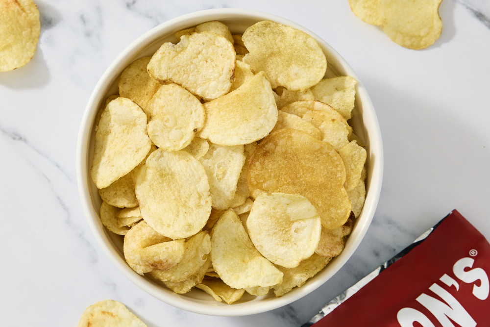 Kettle Cooked Sea Salt Potato Chips 1 of 2