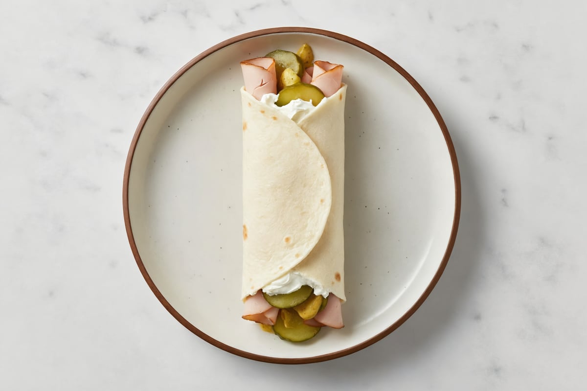 Pickle Roll-Ups with Oven Roasted Turkey Breast