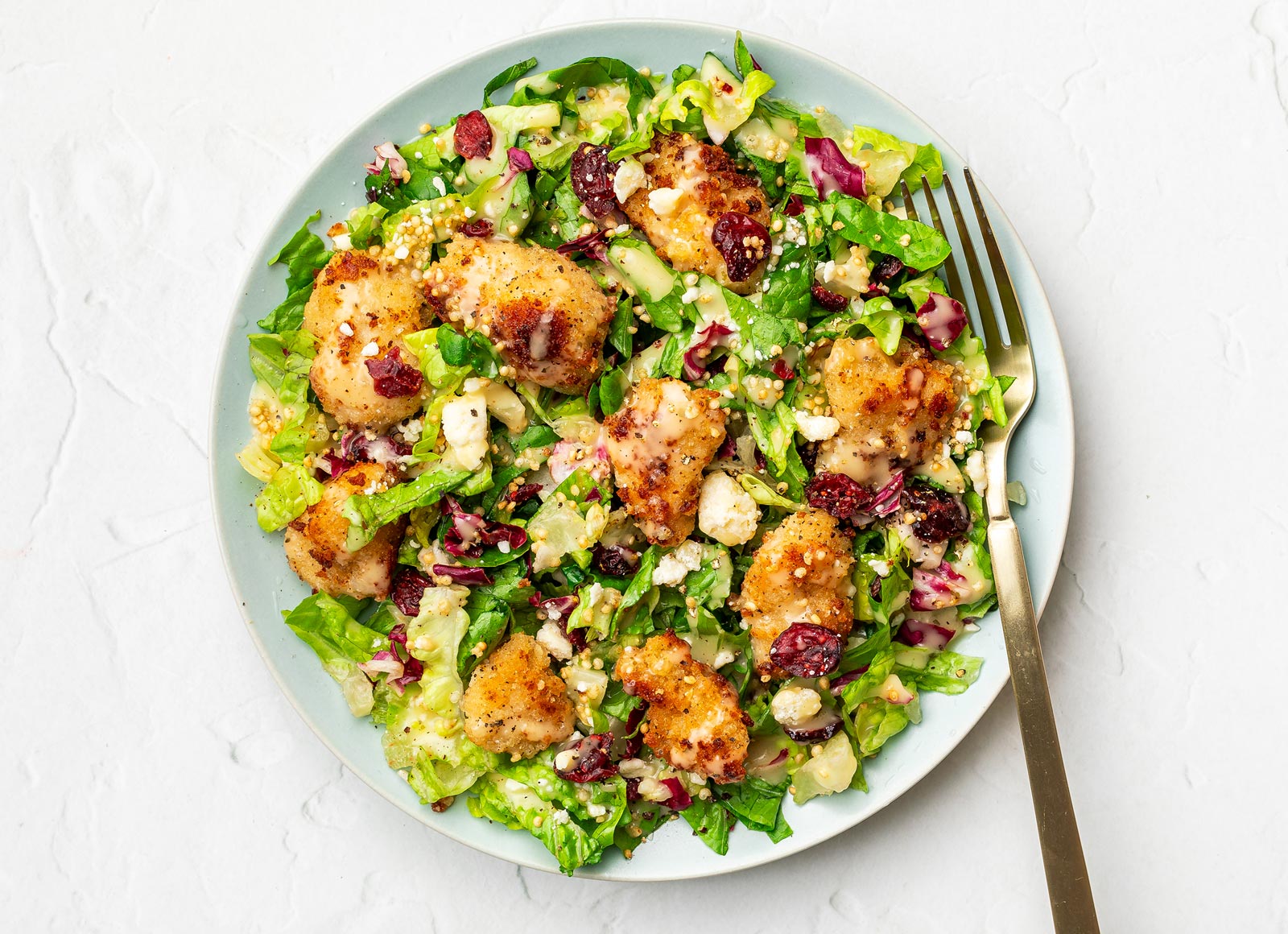 Crispy Chicken Honey Citrus Salad
