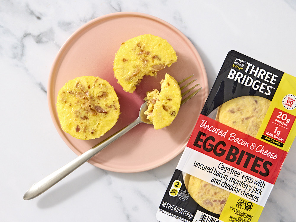 Uncured Cheese & Bacon Egg Bite 1 of 2