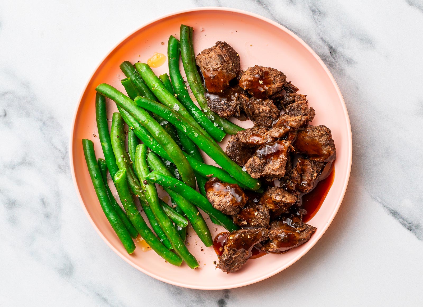 Beef Short Ribs + Green Beans