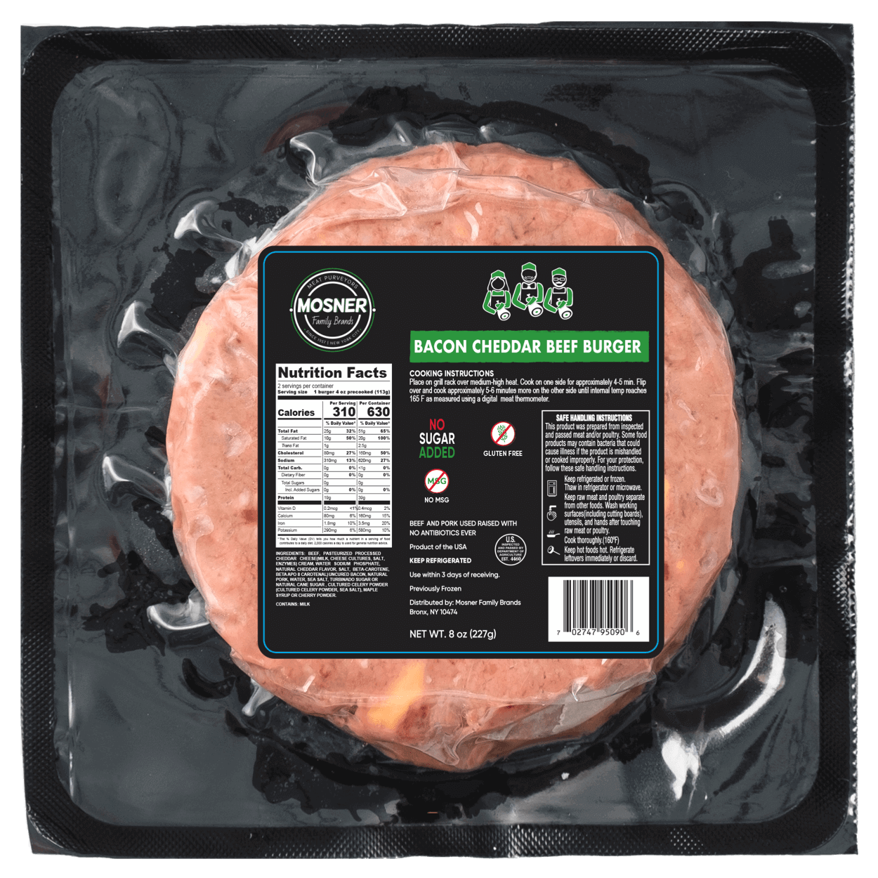 Bacon + Cheddar Beef Burger 2 of 2